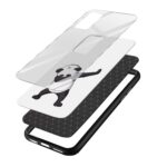 Panda - Dab Printed Glass Back Phone Case - Image 3