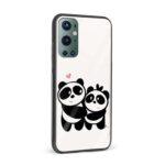 Panda Printed Glass Back Phone Case - Image 2
