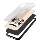 Panda - Love Printed Glass Back Phone Case - Image 3