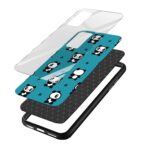 Panda Printed Glass Back Phone Case - Image 3