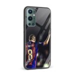 Football - Andres Iniesta Printed Glass Back Phone Case - Image 2