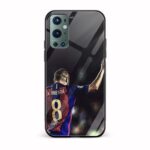 Football - Andres Iniesta Printed Glass Back Phone Case