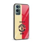 Football- Manchester United Printed Glass Back Phone Case - Image 2