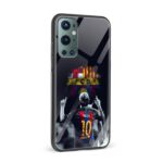 Football - Messi Printed Glass Back Phone Case - Image 2
