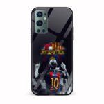 Football - Messi Printed Glass Back Phone Case