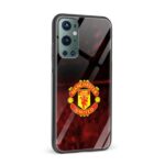 Football - Manchester United Printed Glass Back Phone Case - Image 2