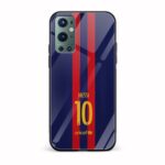 Football - Messi Printed Glass Back Phone Case