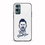 Cricket - Virat Kohli Printed Glass Back Phone Case