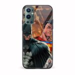 Superman Printed Glass Back Phone Case
