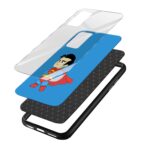 Superman - Animated Print Glass Back Phone Case - Image 3