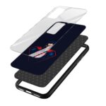 Superman Printed Glass Back Phone Case - Image 3