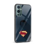 Superman Printed Glass Back Phone Case - Image 2