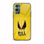 Wolverine Printed Glass Back Phone Case