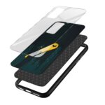 Batman Printed Glass Back Phone Case - Image 3