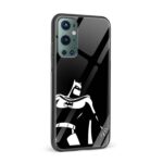 Batman Printed Glass Back Phone Case - Image 2