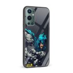 Batman Printed Glass Back Phone Case - Image 2