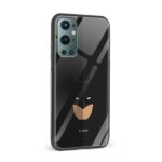 Batman Printed Glass Back Phone Case - Image 2