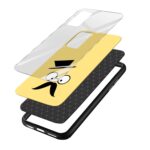Moustache and Beard Printed Glass Back Phone Case - Image 3