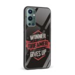 Typography Printed Glass Back Phone Case - Image 2