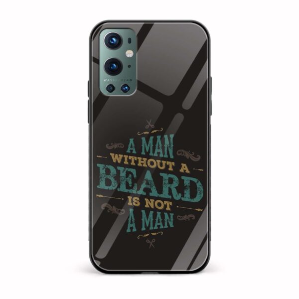 Typography Printed Glass Back Phone Case
