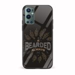 Typography Printed Glass Back Phone Case