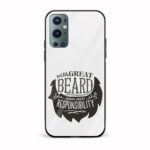 Typography Printed Glass Back Phone Case