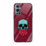 Moustache and Beard Printed Glass Back Phone Case