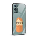 Moustache and Beard Printed Glass Back Phone Case - Image 2