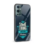Typography Printed Glass Back Phone Case - Image 2