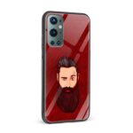 Moustache and Beard Printed Glass Back Phone Case - Image 2