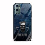 Moustache and Beard Printed Glass Back Phone Case