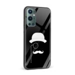 Moustache and Beard Printed Glass Back Phone Case - Image 2