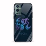 Zodiac Sign-PISCES Printed Glass Back Phone Case