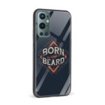 Born To Wear A Beard Printed Glass Back Phone Case - Image 2