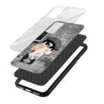 Shinchan Printed Glass Back Phone Case - Image 3
