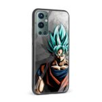 Goku Super Saiyan Blue Printed Glass Back Phone Case - Image 2