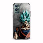 Goku Super Saiyan Blue Printed Glass Back Phone Case