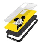 Mickey Mouse Printed Glass Back Phone Case - Image 3