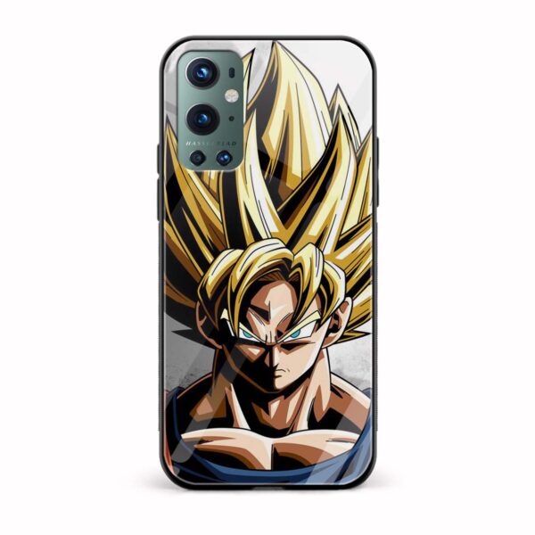 Goku Super Saiyan  Printed Glass Back Phone Case