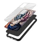 Goku And Zamasu Printed Glass Back Phone Case - Image 3