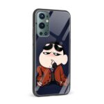 Shinchan Printed Glass Back Phone Case - Image 2
