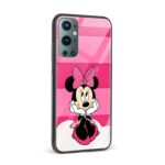 Minnie Mouse Printed Glass Back Phone Case - Image 2