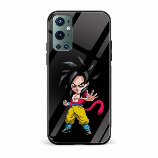 Goku Super Saiyan 4 Printed Glass Back Phone Case