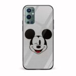 Mickey Mouse Printed Glass Back Phone Case