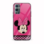 Minnie Mouse Printed Glass Back Phone Case