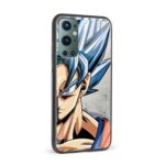 Goku Super Saiyan Blue Printed Glass Back Phone Case - Image 2