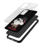Shinchan Printed Glass Back Phone Case - Image 3