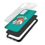 Popeye Printed Glass Back Phone Case - Image 3