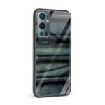 Denim  Printed Glass Back Phone Case - Image 2