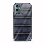 Denim  Printed Glass Back Phone Case